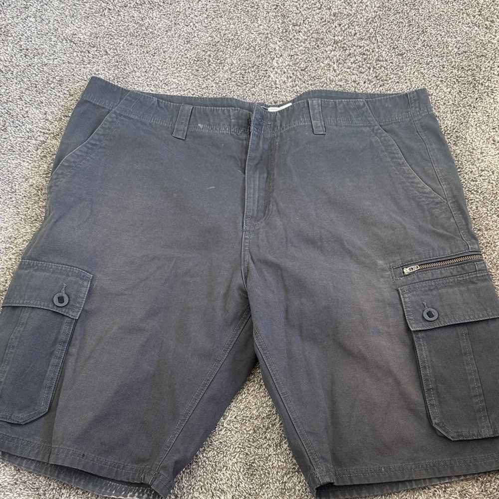 LRG Dark Gray Cargo Shorts for Men